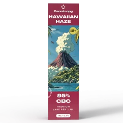 Canntropy CBC Vape Pen Hawaiian Haze, 95 % CBC, 1ml