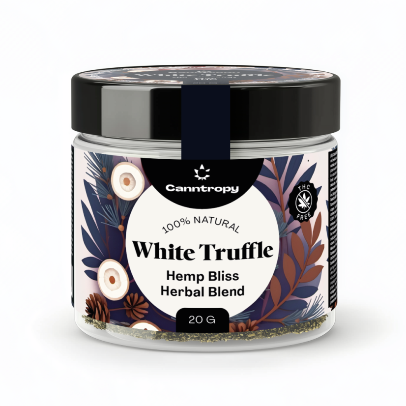 Canntropy Mélange de fleurs de chanvre broyées – Truffe blanche (20 g)