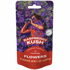 Canntropy CBNO Flower Raspberry Kush, CBNO 94% kvalitāte, 1 g - 100 g