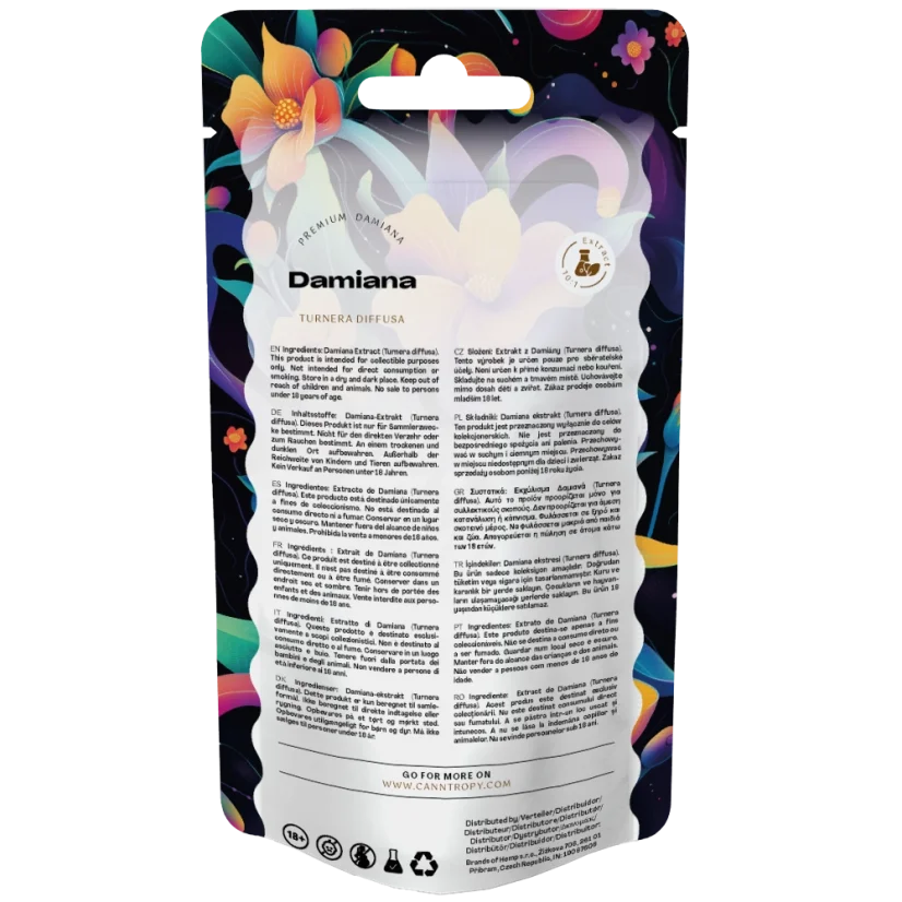 Canntropy Damiana (Turnera diffusa) ekstrakt 10:1, 5 g - 100 g