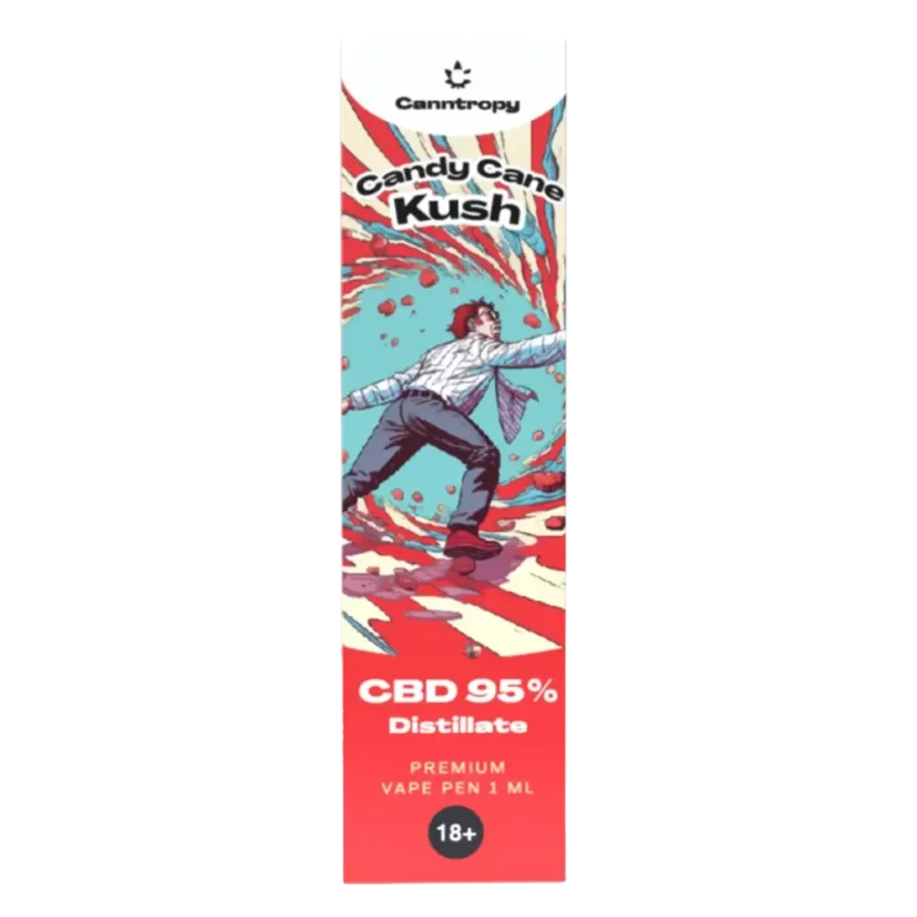 Canntropy CBD Vape Pen Candy Cane Kush, CBD 95 %, 1 ml