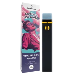 Canntropy THCJD Vape Pen Lychee Dream, THCJD 90 % kvalitet, 1 ml