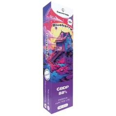 Canntropy CBDP Vape Pen Blueberry, CBDP 88% quality, 1 ml