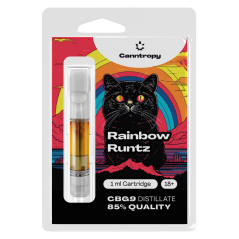 "Canntropy CBG9" kasetė "Rainbow Runtz", CBG9 85% kokybės, 1 ml