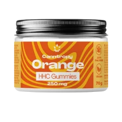 Canntropy HHC Fruit Gummies Sinaasappel, 250 mg HHC, 10 stuks x 25 mg, 70 g
