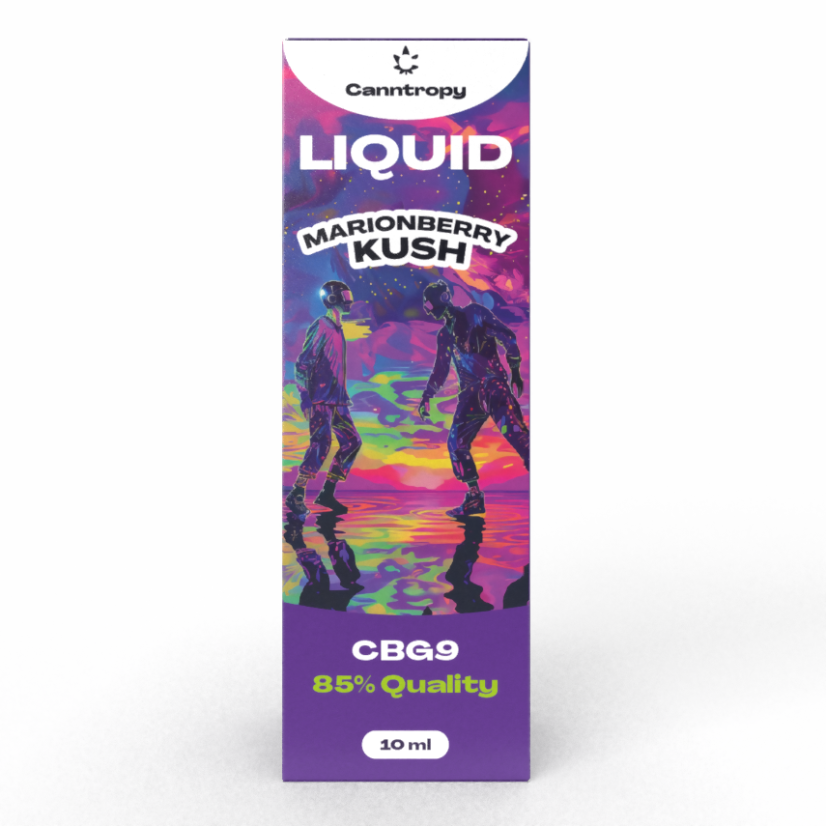 Canntropy CBG9 Liquid Marionberry Kush, CBG9 85% laatu, 10 ml