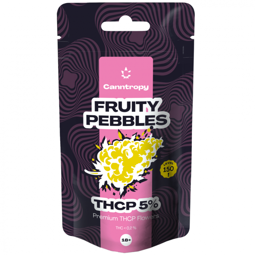 Canntropy THCP Flower Fruity Pebbles, 5% THCP, 1 g - 100 g - 100 g