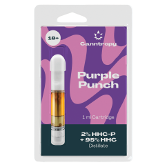 Canntropy HHC Blend Cartuș Purple Punch, 2% HHC-P, 95% HHC, 1 ml