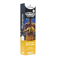 Canntropy 10-OH-HHC Vape Pen 24K Gold Punch, 10-OH-HHC 97% Ποιότητα, 2 ml