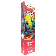 Canntropy CBDP Vape Pen Banana Runtz, CBDP 88% kakovost, 1 ml