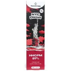 Canntropy Caneta Vape HHCPM NYC Diesel, HHCPM 97% qualidade, 2 ml