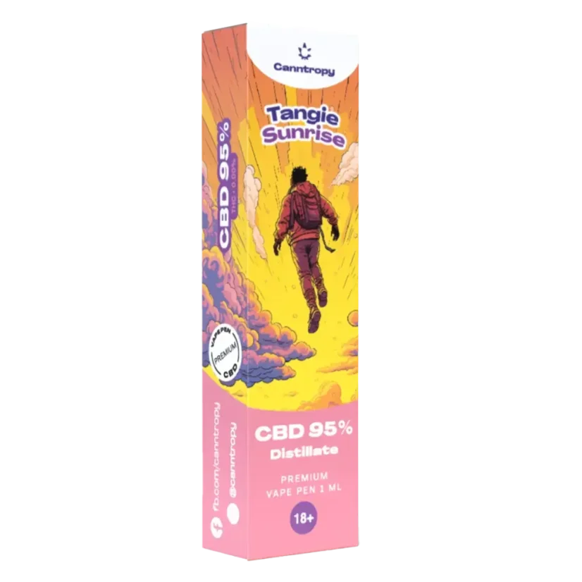 Canntropy CBD Vape Pen μιας χρήσης Tangie Sunrise, CBD 95 %, 1 ml