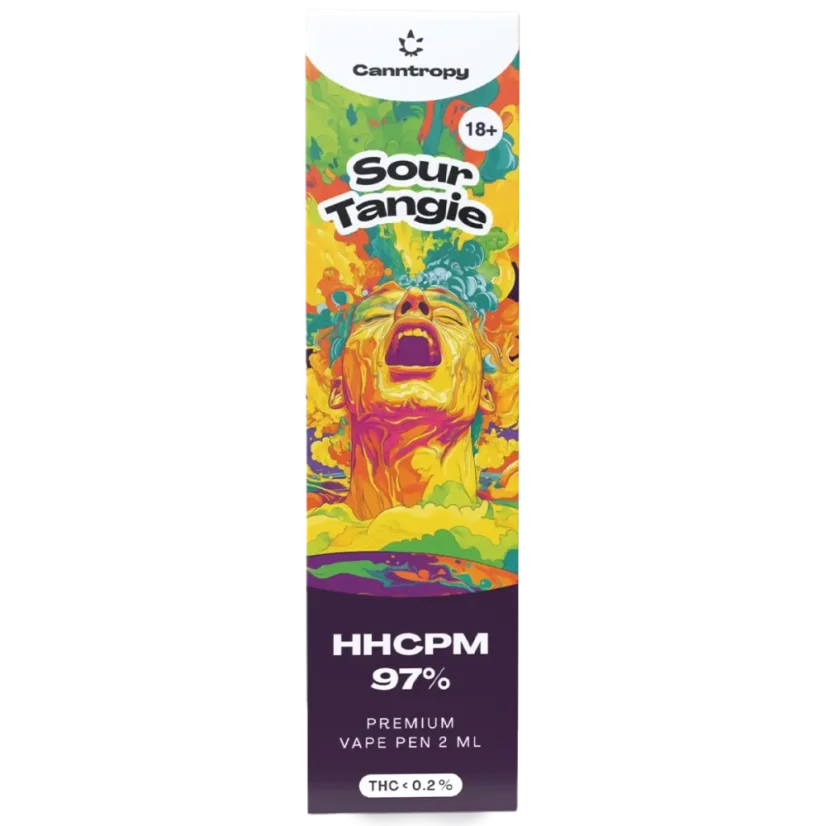 Canntropy HHCPM Vape Pen Sour Tangie, HHCPM  97% quality, 2 ml