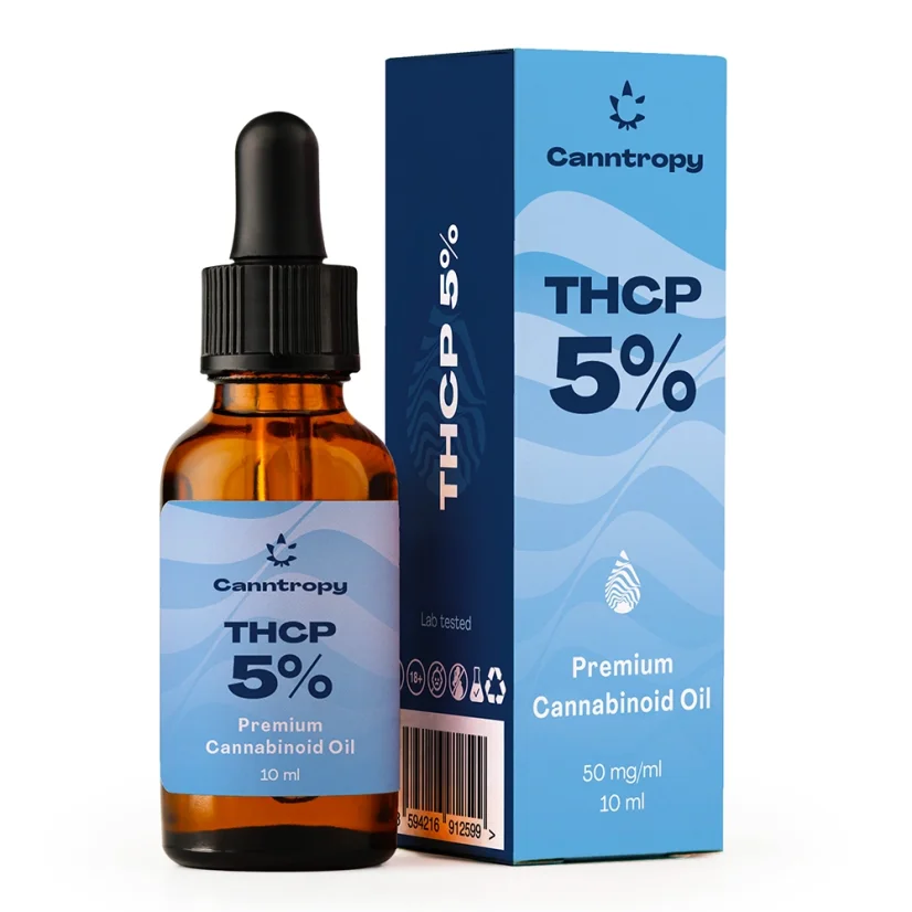 Canntropy THCP Premium kanabinoidno ulje - 5 %, 500 mg, 10 ml