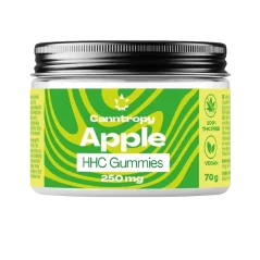 Canntropy HHC Fruit Gummies Appel, 250 mg HHC, 10 stuks x 25 mg, 70 g