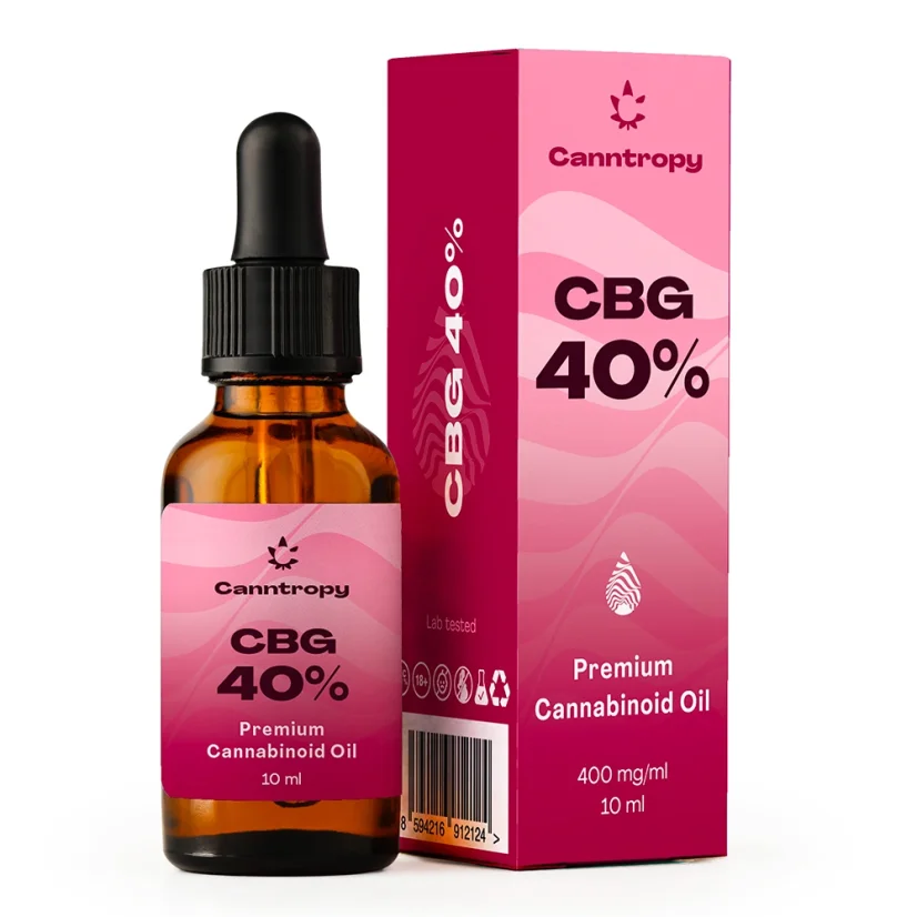 Canntropy CBG Premium Cannabinoid Oil - 40 %, 4000 mg, 10 ml