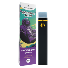 Canntropy THCPO Stylo à Vape Jetable Raisin, THCPO 90% qualité, 1ml